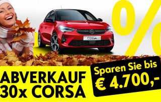 Corsa-Abverkauf