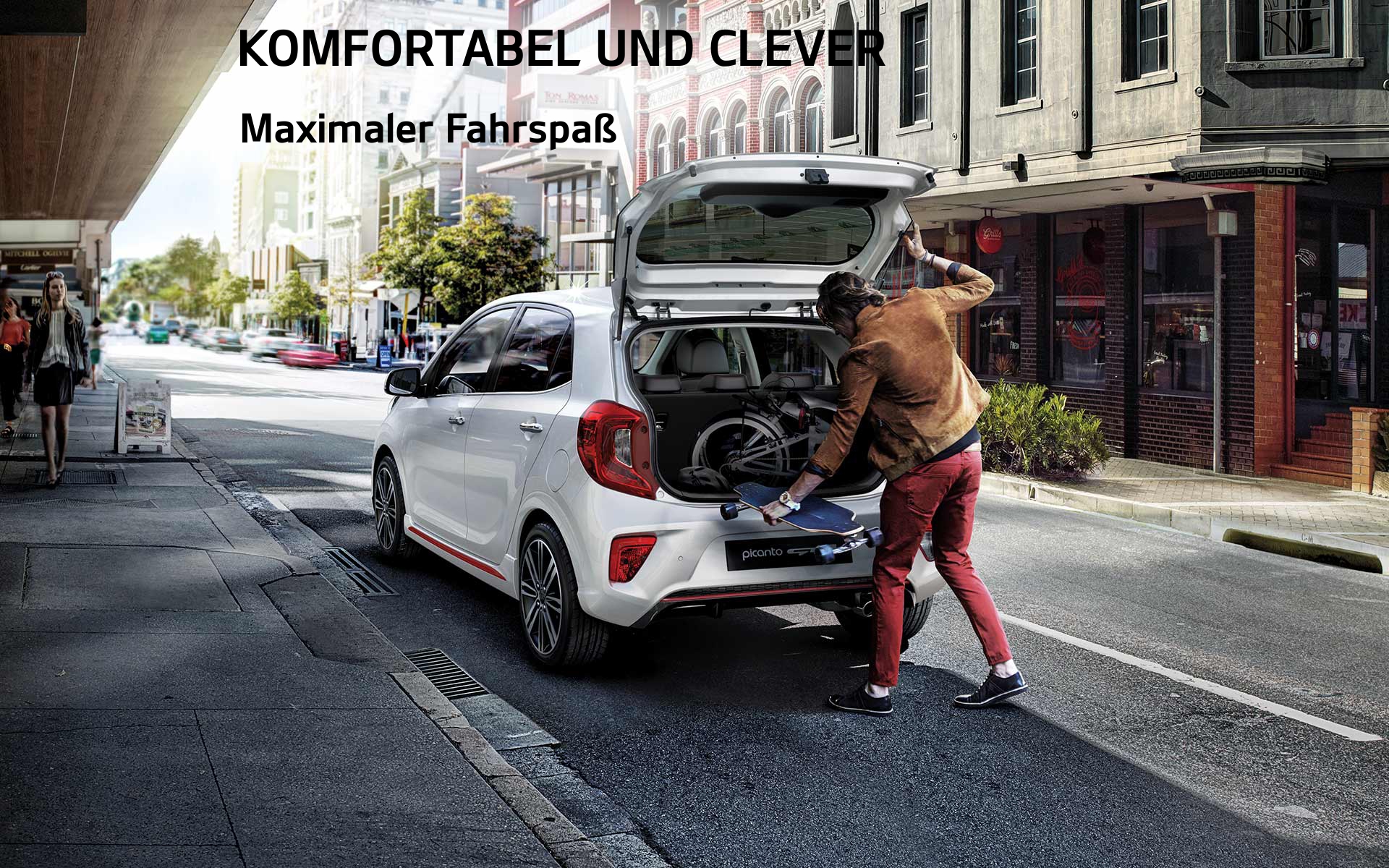 Kia Picanto Komfortabel und clever