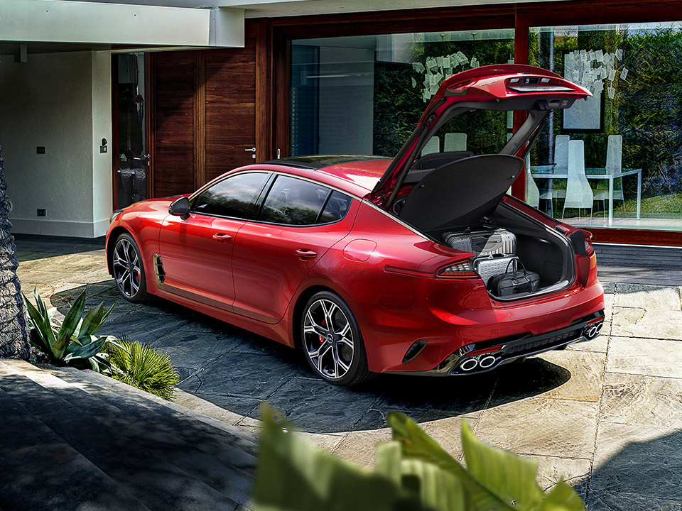 Kia Stinger Elektronische Heckklappe Kia Stinger Elektronische Heckklappe