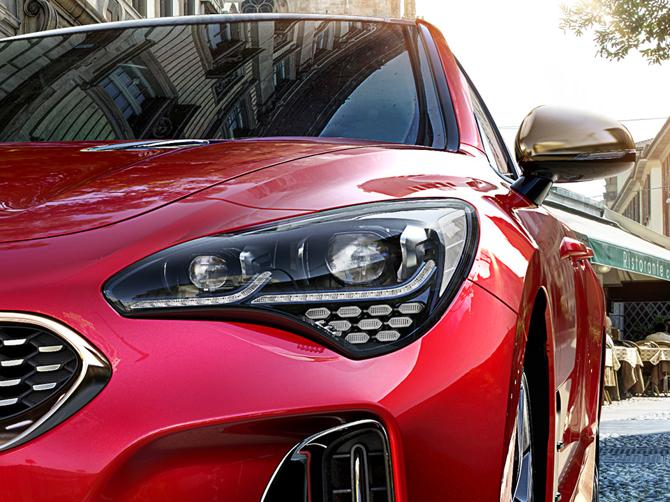 Kia Stinger Fernlichtassistent Kia Stinger Fernlichtassistent