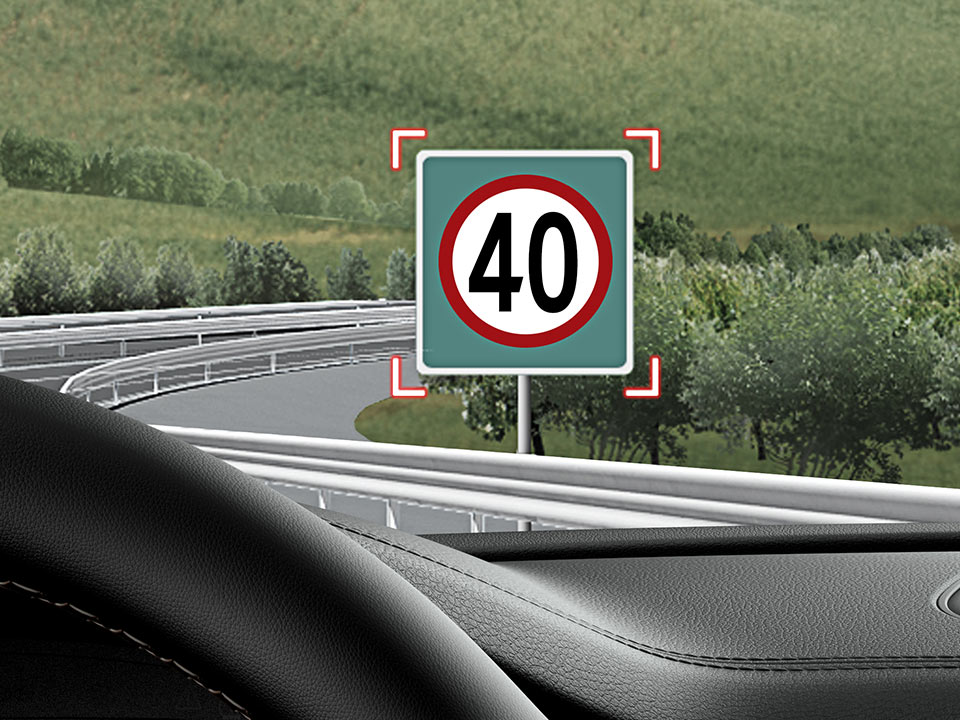 kia Stinger Verkehrszeichenerkennung Kia Stinger Verkehrszeichenerkennung