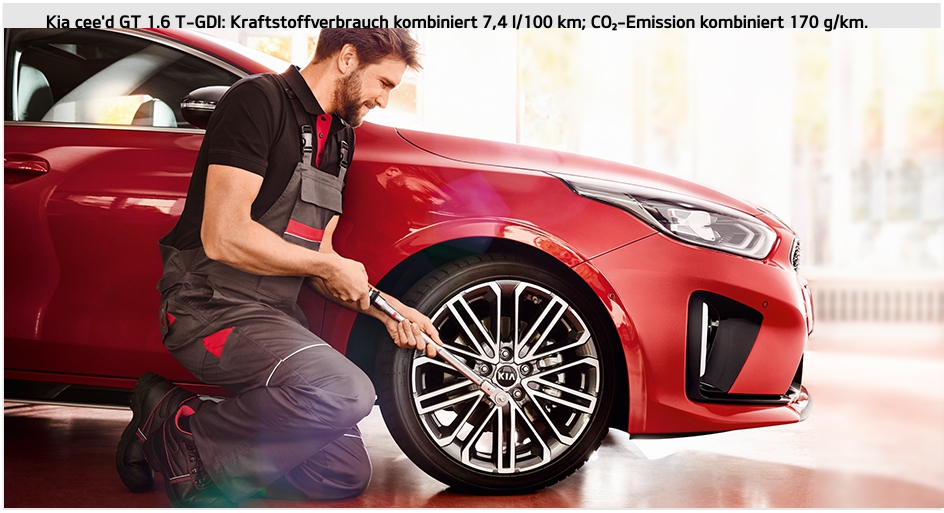 Kia Reifen Mechaniker