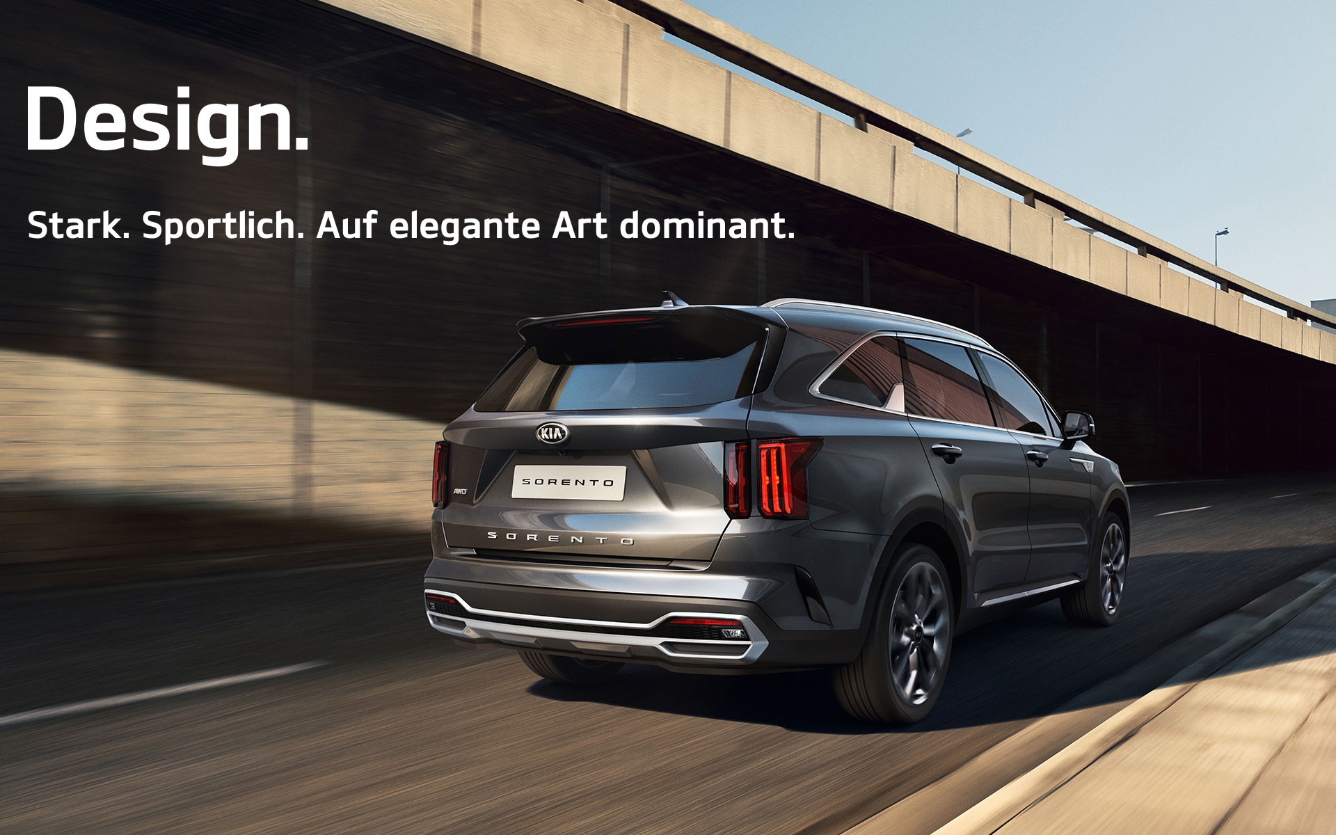 KIA Sorento Design Kia Sorento - neue Gelassenheit