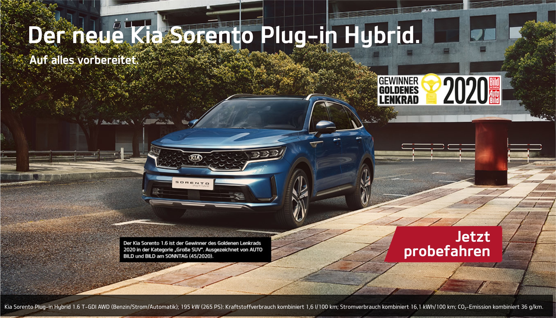 Kia Sorento Plug-in Hybrid Header Kia Sorento Plug-in Hybrid