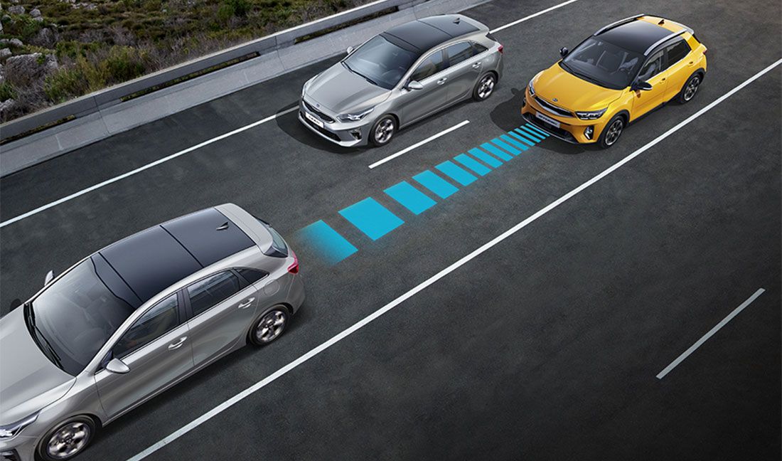 Kia Stonic Adaptive Geschwindigkeitsregelanlage Kia Stonic Adaptive Geschwindigkeitsregelanlage