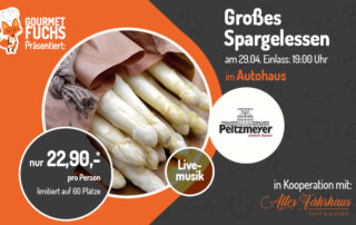 Spargelbuffet bei Auto Peitzmeyer