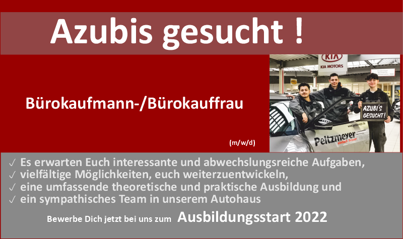 Azubis Büro gesucht