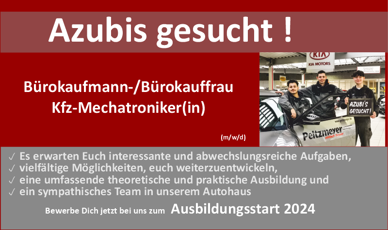 Azubis Büro Kfz gesucht