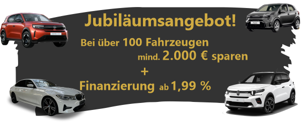 Jubiläumsangebote