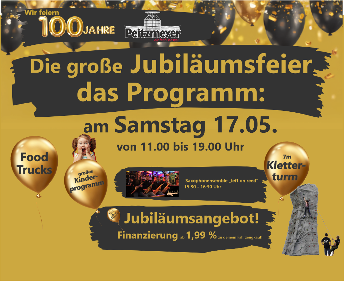 Programm 100 Jahresfeier Samstag