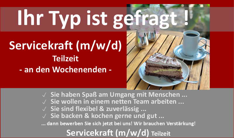 Stellenanzeige_Servicekraft Teilzeit