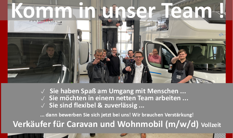 Stellenanzeige_Verkäufer reisemobile
