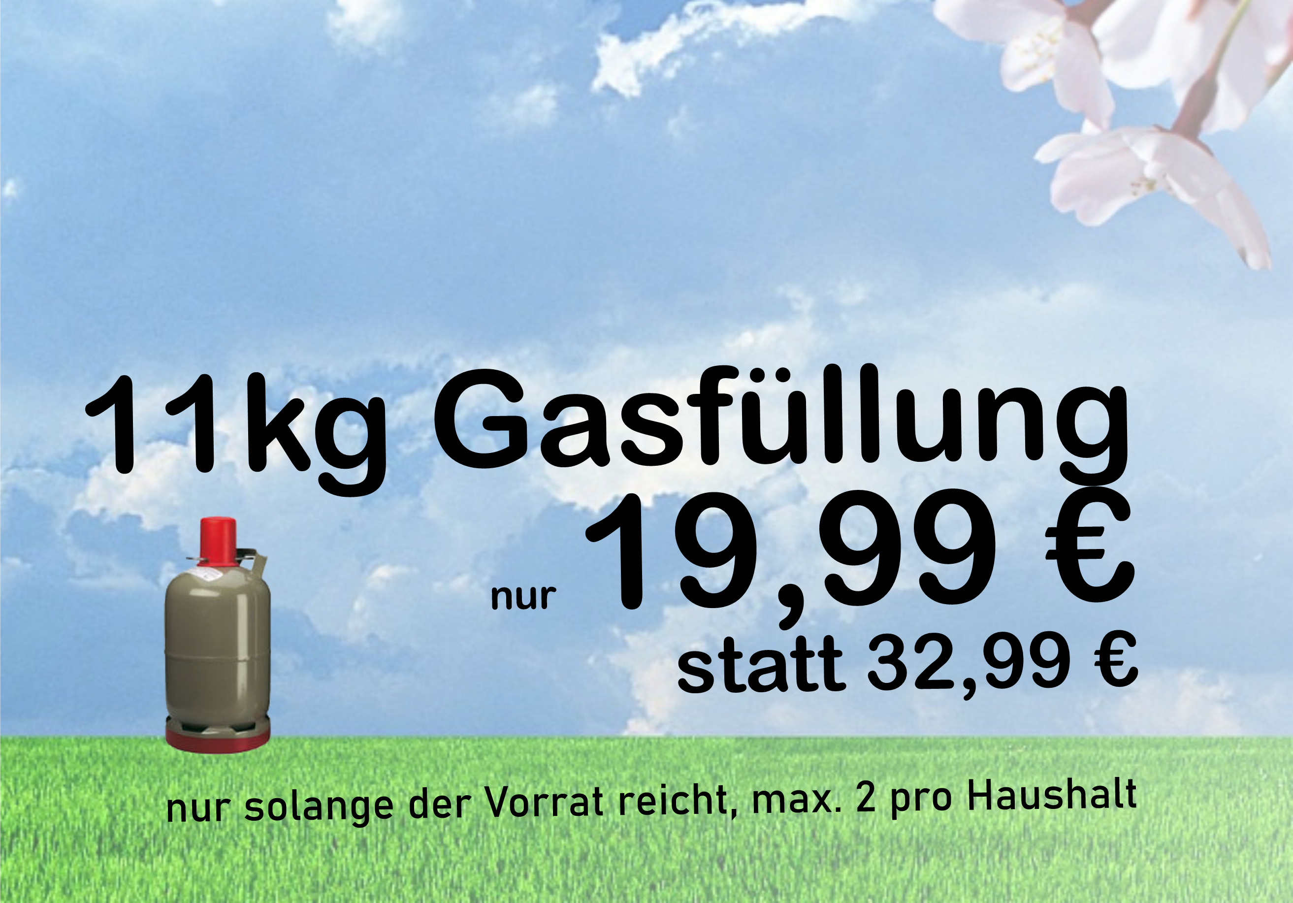 Angebot Gasfüllung