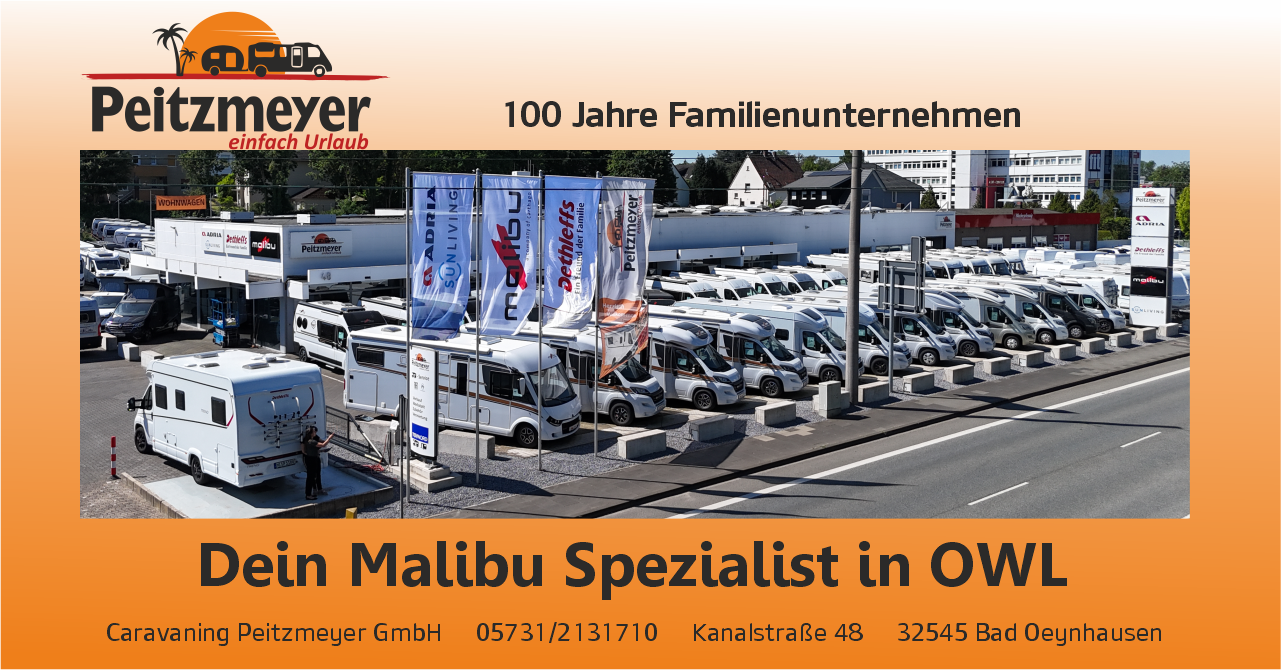 Caravaning Peitzmeyer – Dein Malibu Spezialist
