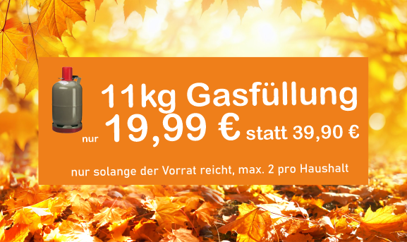 Herbstfest Angebot Gasfüllung 2026